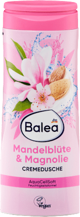Kremni gel za tuširanje z vonjem mandljevih cvetov in magnolije Balea