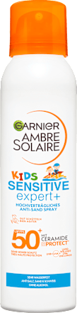 Sonnencreme Kids Ambre Sensitive Anti Sand Spray LSF 50+ Garnier Ambre Solaire