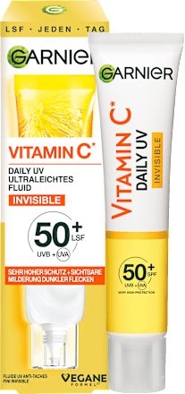 Gesichtsfluid Vitamin C Invisible LSF 50+ Garnier Skin Active