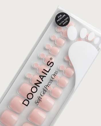 Künstliche Nägel, Soft Gel Press Ons Pediküre Ballerina Doonails