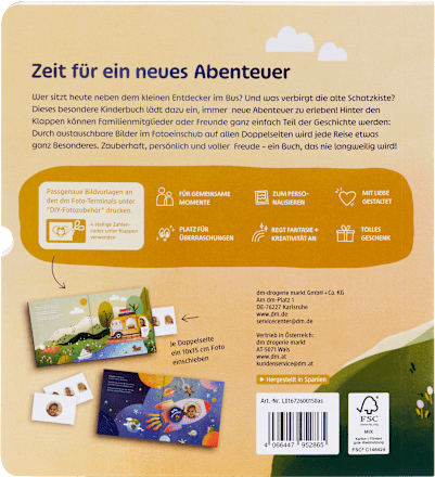 Kinderbuch personalisierbar mit Klappen Paradies
