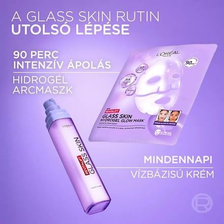 Hidrogél arcmaszk Revitalift Filler Glass Skin L'ORÉAL PARiS