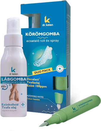 Körömgomba elleni ecsetelő toll és spray Dr. Kelen
