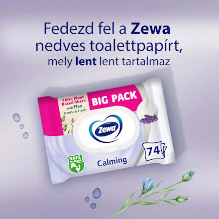 Nedves toalettpapír, Calming ZEWA