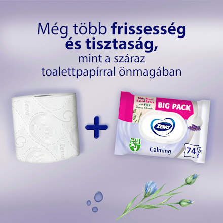 Nedves toalettpapír, Calming ZEWA