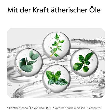 Mundspülung Cool Mint Extra Milde Minze alkoholfrei Listerine