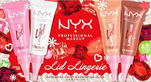 Lidschattenset XMAS Lid Lingerie Set 4tlg NYX PROFESSIONAL MAKEUP
