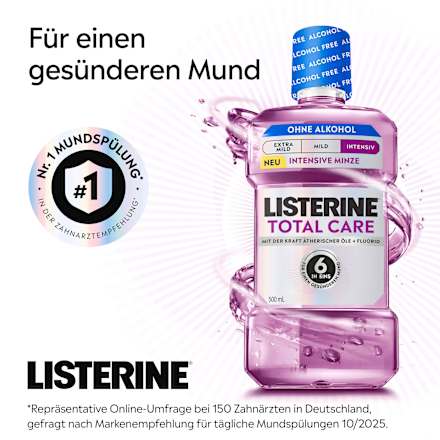 Mundspülung Total Care Intensive Minze alkoholfrei Listerine