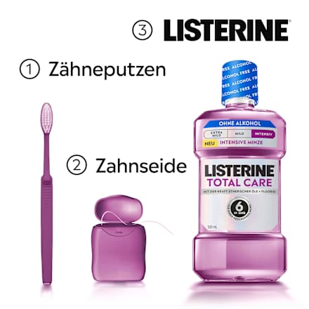 Mundspülung Total Care Intensive Minze alkoholfrei Listerine