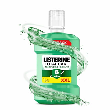 Mundspülung Total Care Zahnfleischschutz XXL Größe Listerine