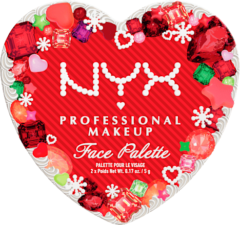 Farbpalette XMAS 02 Gem it out pink NYX PROFESSIONAL MAKEUP