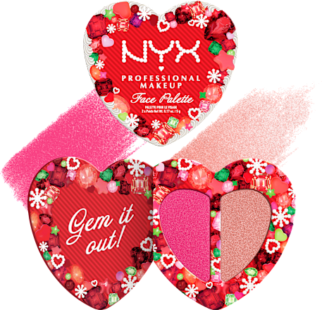 Farbpalette XMAS 02 Gem it out pink NYX PROFESSIONAL MAKEUP
