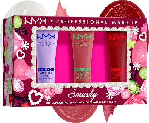 Lippenbalsam SetXMAS Smushy Trio Kit 3tlg NYX PROFESSIONAL MAKEUP