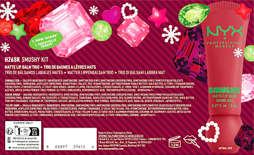 Lippenbalsam SetXMAS Smushy Trio Kit 3tlg NYX PROFESSIONAL MAKEUP