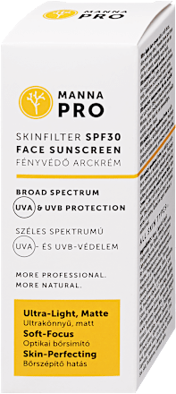 Fényvédő arckrém SkinFilter SPF30 Manna