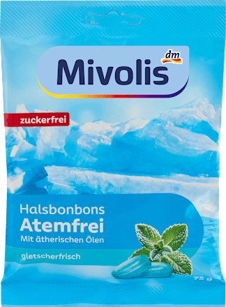 Halsbonbons Atemfrei zuckerfrei Mivolis