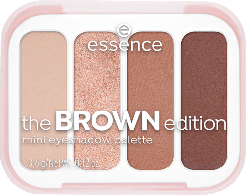 Paletka Mini očných tieňov the BROWN edition essence