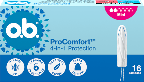 Tampony ProComfort Mini 4w1 o.b.