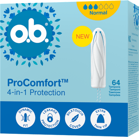 Tampony ProComfort Normal 4w1 o.b.