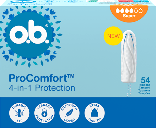 Tampony ProComfort Super 4w1 o.b.