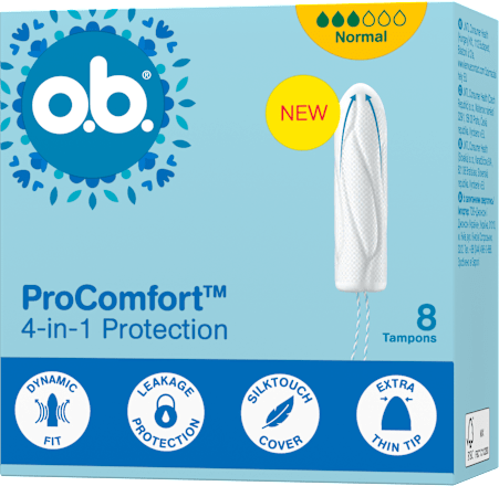 Tampony ProComfort Normal 4w1 o.b.