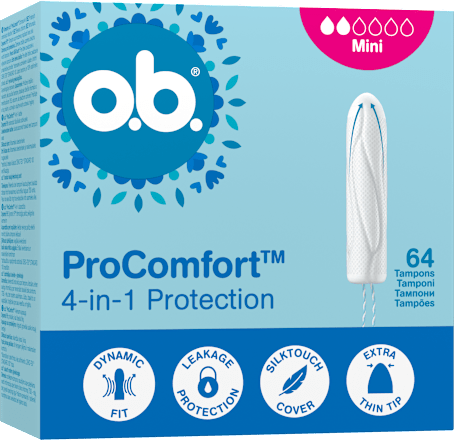 Tampony ProComfort Mini 4w1 o.b.