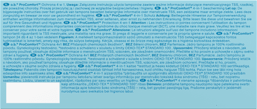 Tampony ProComfort Super 4w1 o.b.