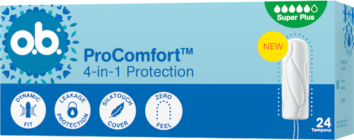 Tampony ProComfort Super Plus 4w1 o.b.
