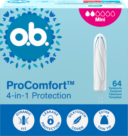 Tampony ProComfort Mini 4w1 o.b.