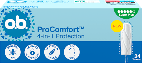 Tampony ProComfort Super Plus 4w1 o.b.