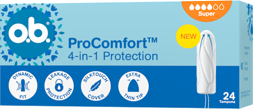 Tampony ProComfort Super 4w1 o.b.