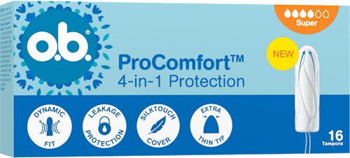 Tampony ProComfort Super 4w1 o.b.