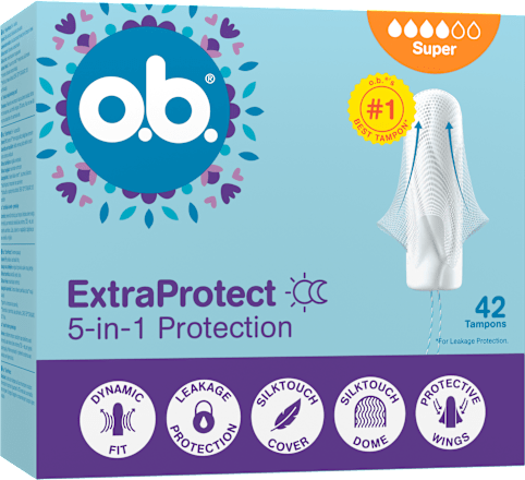 Tampony Extra Protect Super Plus 5w1 o.b.