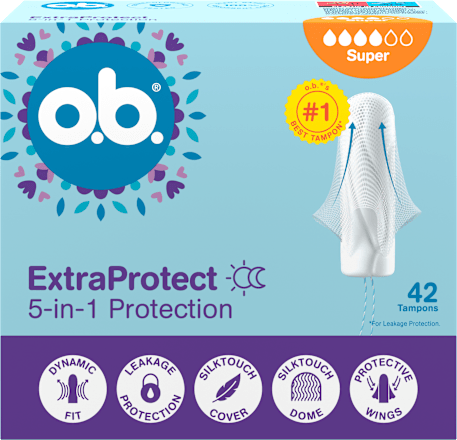 Tampony Extra Protect Super Plus 5w1 o.b.