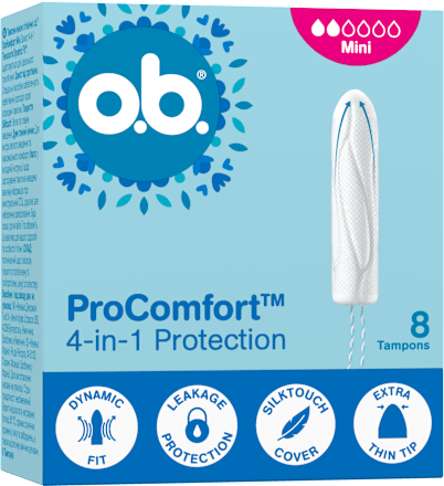 Tampony ProComfort Mini 4w1 o.b.
