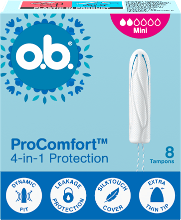 Tampony ProComfort Mini 4w1 o.b.