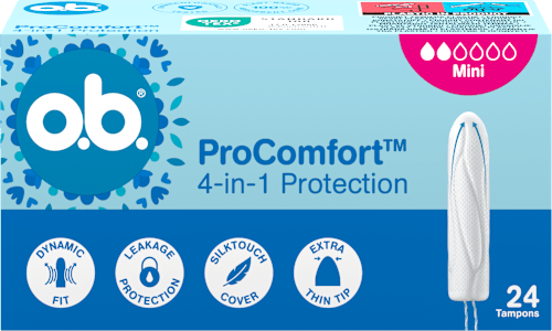 Tampony ProComfort Mini 4w1 o.b.