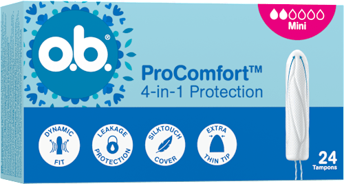 Tampony ProComfort Mini 4w1 o.b.