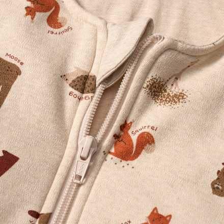 Schlafsack mit Beinen 3 TOG mit Waldtier-Muster, beige, 100 cm ALANA