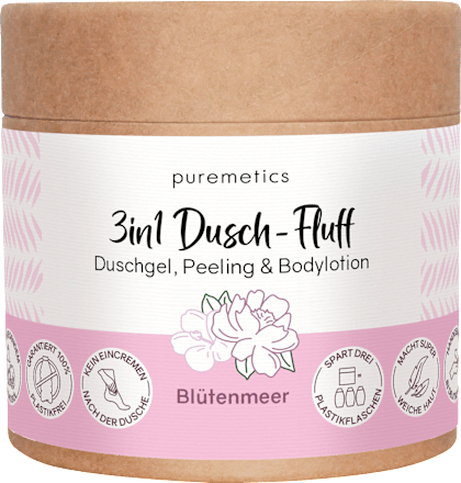 3in1 Dusch-Fluff Blütenmeer puremetics