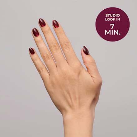 Künstliche Nägel Press Ons Short Almond Merlot Glass Maniko