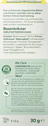 Kräuterteemischung Basenkräuter LEBENSBAUM