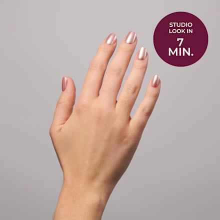 Künstliche Nägel Press Ons Short Square Peach Mirror Maniko