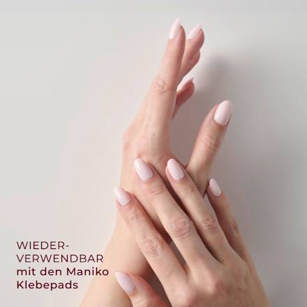 Künstliche Nägel Press Ons Medium Round Powder Maniko