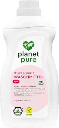 Fein- & Wollwaschmittel flüssig Rose planet pure