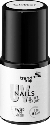 UV lak na nehty Glitter Top Coat trend !t up