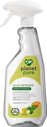 Glas-Reiniger Mandarine & Basilikum planet pure