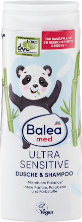 Gel za tuširanje in šampon za lase 2 v 1  Ultra Sensitive Balea med