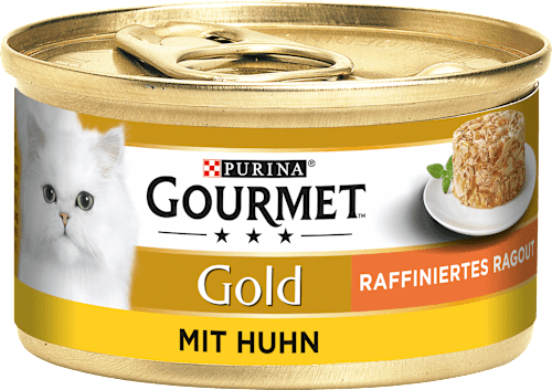 Nassfutter Katze Gold Raffiniertes Ragout mit Huhn Purina Gourmet