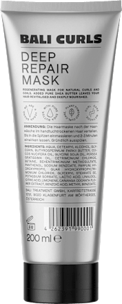Haarmaske Deep Repair BALI CURLS